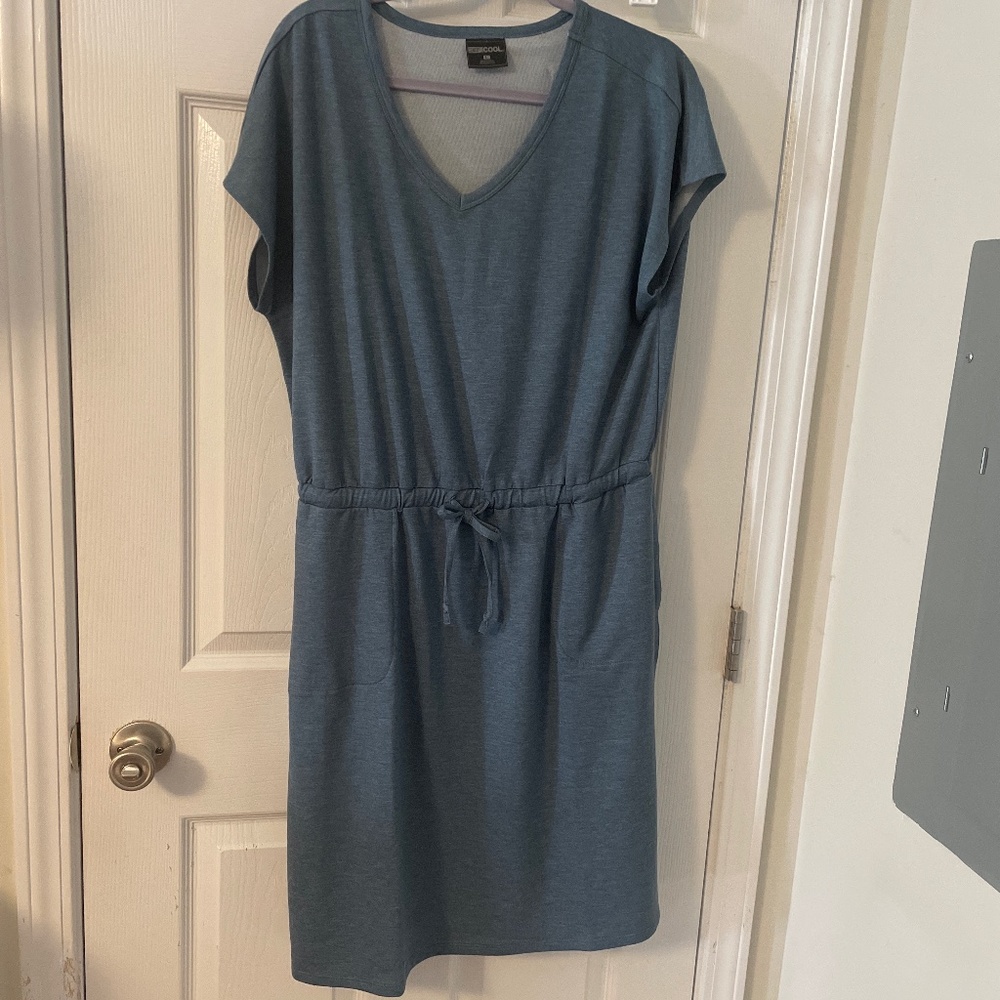 Blue Tie Dress